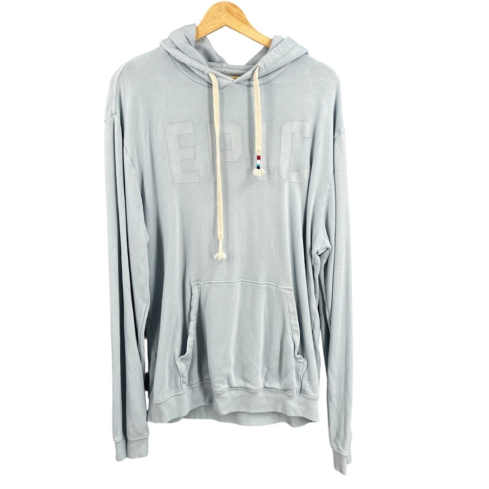 Sol Angeles Epic Hoodie Sweatshirt Pullover Gray Made in USA Men's Large
